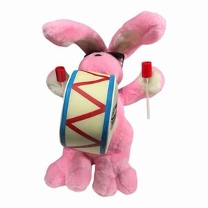 Vintage Energizer Bunny Plush Doll Stuffed Animal Rabbit Drum 22" Promo
